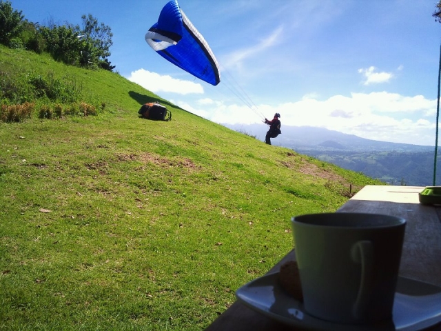 Un cafe prevuelo